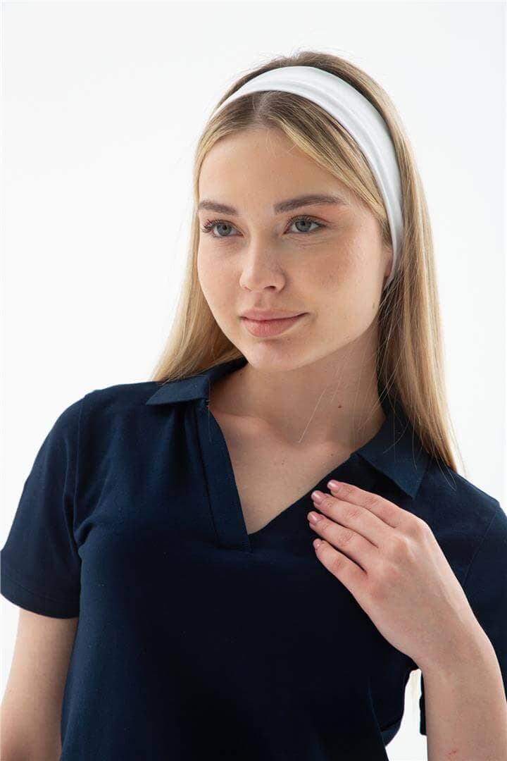 Polo V Yaka T-Shirt Lacivert — görsel 4